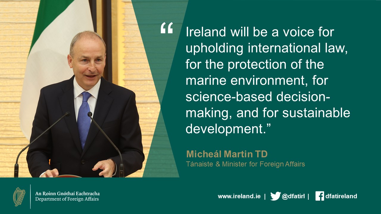 Mícheál Martin quoting text